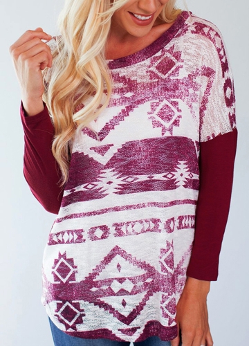 

Long Sleeves T-Shirt Knitted Dropped Shoulder Casual Long Tees Pullovers Tops