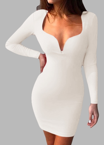 

New Sexy Long Sleeve Bodycon Dress