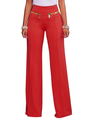 

Женская повседневная молния Solid PantS