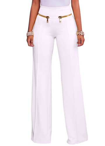 

Женская повседневная молния Solid PantS
