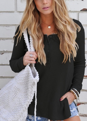 

Knitted Off Shoulder Pullover Drawstring Long Sleeve Casual Sweater