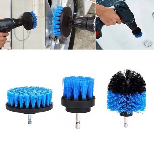 

3pcs Drill Brush Set Cleaning Brush Tool Kit