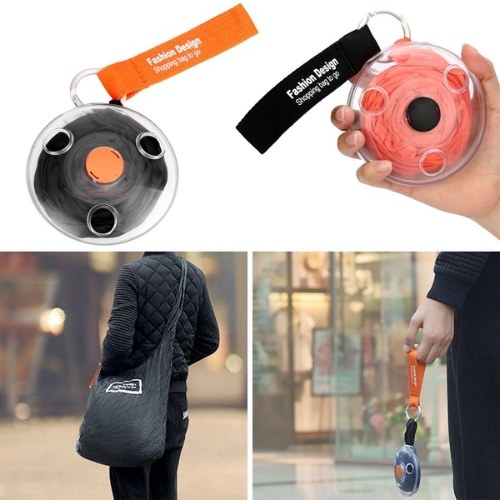 

Portable Roll Up In Small Case Large Capacity Shopping Bag