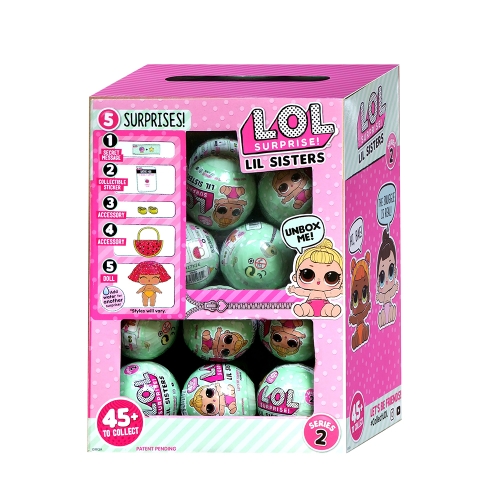 

24 pcs Surprise Egg Doll Toy Lil Sisters Series 2