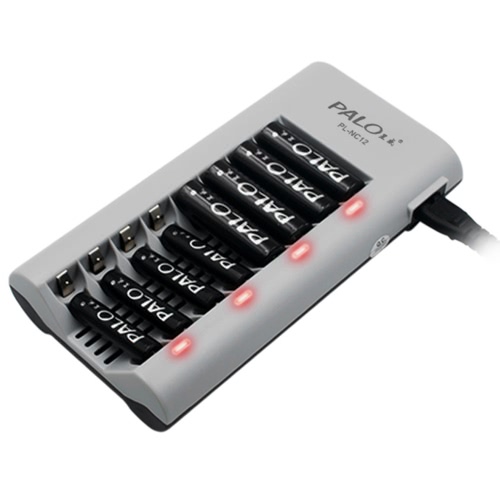 

PALO Battery Charger 2 / 4 / 6 / 8pcs AA / AAA Ni-MH / Ni-Cd Rechargeable Batteries