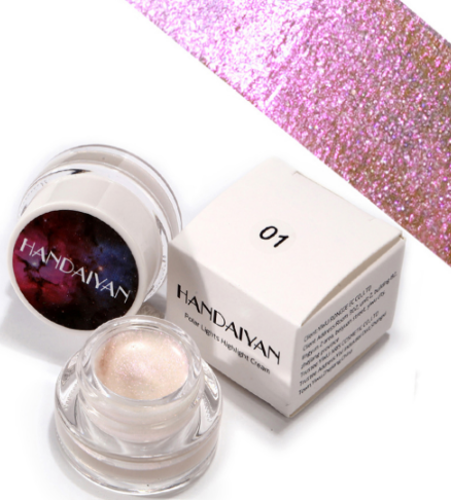 HANDAIYAN 5 Colors Polar Lights Highlight Cream Make Up Long Lasting Cosmetics Concealer Cream Rainbow Highlighter Stick Palette Shimmer Highlighting Powder