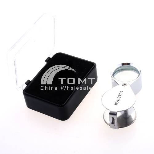 

10X Jeweler Loupe Magnifier 21mm lens