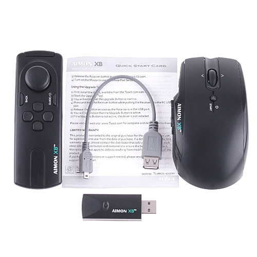 

Bannco XScorch 2.4GHz Wireless Laser Mouse Handle Grip Controller For XBOX 360/PC