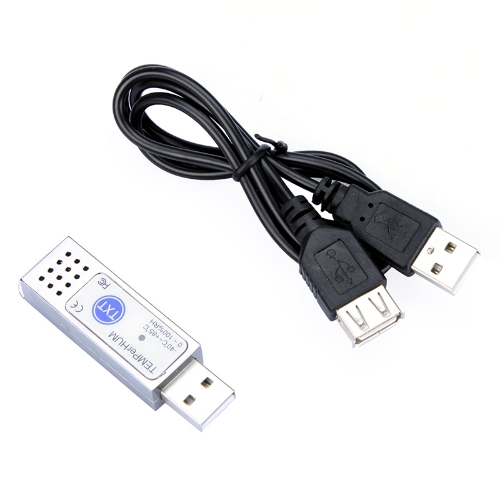 USB PC Hygro-termômetro de 0 ~ 100% RH -40 ~ + 85 ℃ Win2000 XP Vista