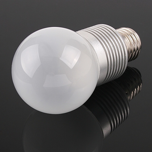 G60 3*1W LEDs Light Screw Bulb E27 Natural White 190LM