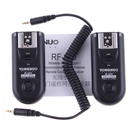 Wireless Trigger/sincronizzato Flash YONGNUO ricetrasmettitore telecomando rilascio con otturatore