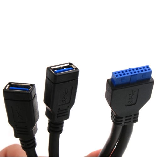 

2 порта USB 3.0 женщина 20-контактный разъем кабеля платы