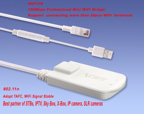 ミニ ワイヤレス WiFi 橋・ リピータ 150 mbps