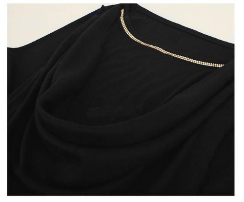 

Fashion Women Mini Dress Long Sleeve Slim Sexy OL Dress One-piece Black