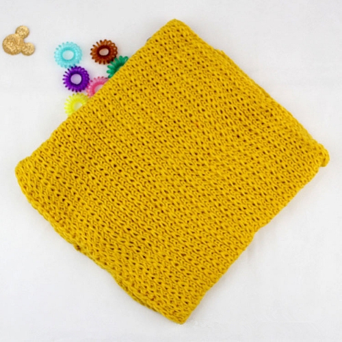 

Fashion Winter Children Kids Scarf Baby Boy Girl Knitted Solid Warm Wrap Neckerchief Yellow