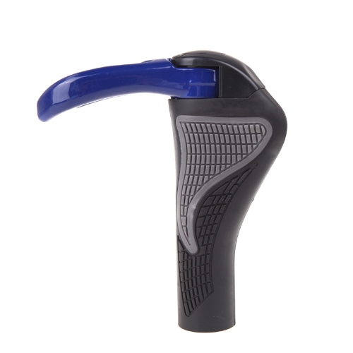 

Pair Bar End Handlebar Grips Bicycle Mountain Bike MTB Ergonomic Blue