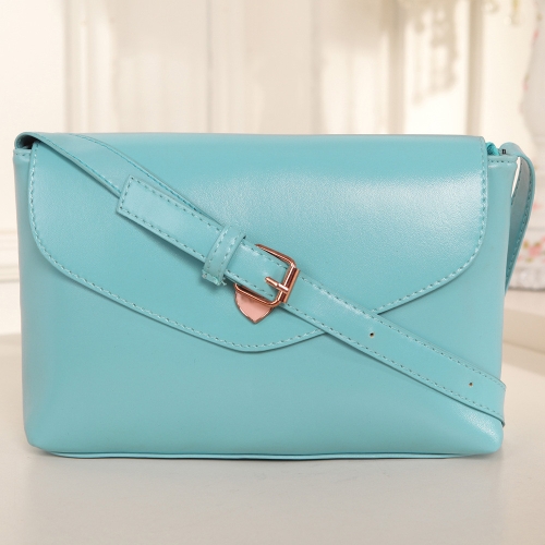 Rétro femmes fille sac à bandoulière couleur Candy sacoche bandoulière Messenger sac a main bleu