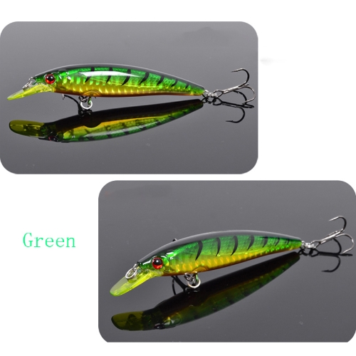 Trulinoya DW11 95 mm 9g 1m Mini Crank pesca isca isca dura com BKK ganchos verde