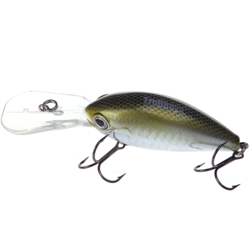 Trulinoya DW21 64mm 16.5g 2.5-3.2m Mini Crank Fishing Lure Hard Bait with VMC Hooks Golden