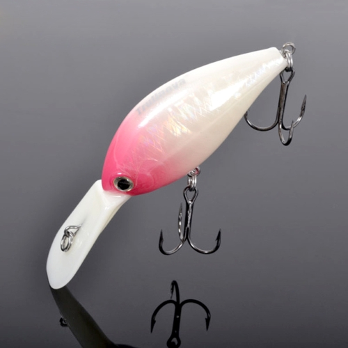 Trulinoya DW21 64mm 16,5 g 2.5-3.2 m pêche manivelle Mini leurre leurres durs avec VMC hameçons rose