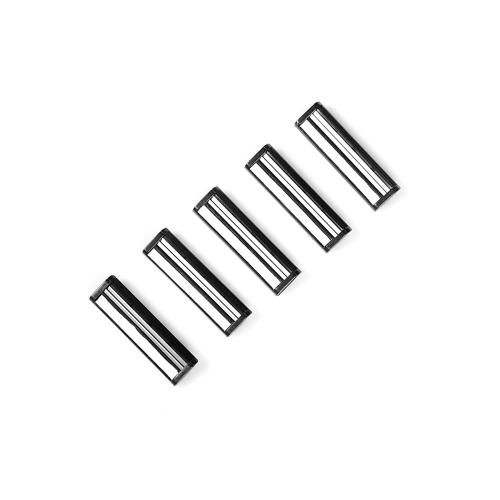 5pcs Shaving Razor Blade Cartridges Head for Men Stainless Steel Twin Blades Lubricating Strip