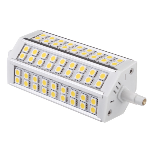 Lampadina lampada 135mm bianco caldo 100-240V sostituzione proiettore per lampada alogena a risparmio energetico di 54 LED 5050 SMD 10W del R7s