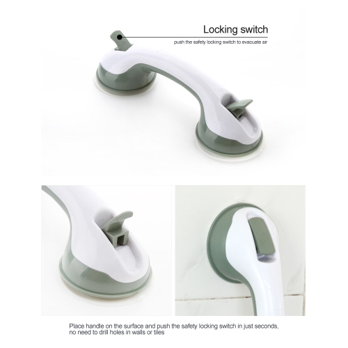 

Helping Sucker Handle Safer Grip Handrail Bath Accessory for Toddlers Older People Keeping Balance