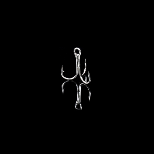 

100pcs 4# Fishing Hook High Carbon Steel Treble Hooks Fishing Tackle