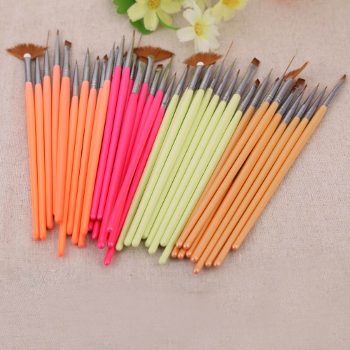 

10 Pcs Nail Art Design Brush Set Pen Drawing Painting Dot Tool