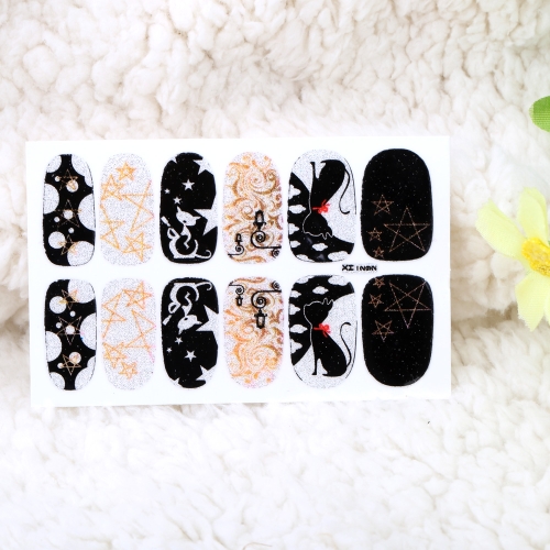 

One Sheet Mix Style DIY Nail Art Stickers Patch Wraps Fingers Tips Decoration