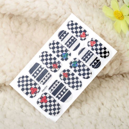 

One Sheet Mix Style DIY Nail Art Stickers Patch Wraps Fingers Tips Decoration