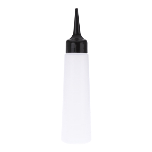 250ml Plastic Hair Color Pro Applicator Bottle with Scale Home Use or Salon For Hair Dry Cleaning & Washing