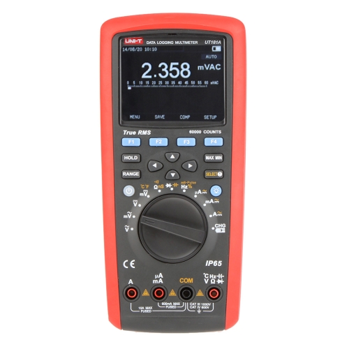

UNI-T UT181A True RMS Datalogging Multimeters DMM Capacitance Temperature Meter w/Re-Chargeable Li-Battery