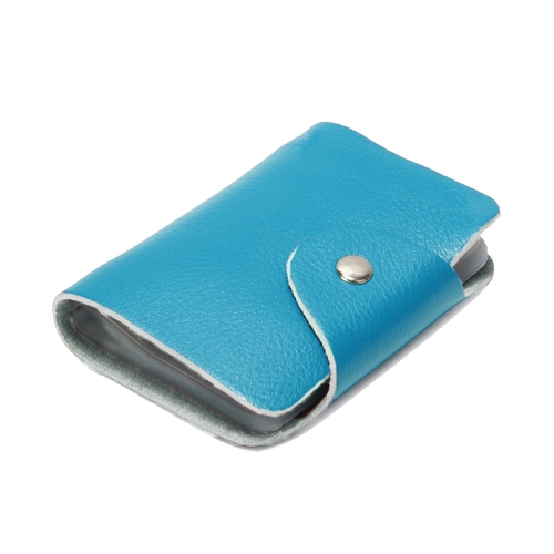 

New Fashion Women Men Card Holders Genuine Leather Business ID Credit Card Case Purse Unisex