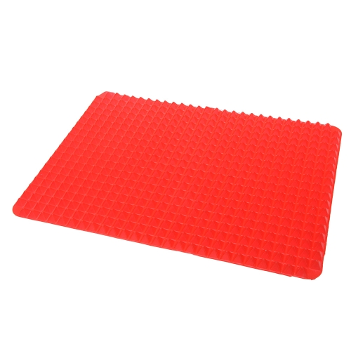 

Non-Stick Silicone Pyramid Pan Baking Sheet Pastry Cooking Mat Oven Liner Tray 16" * 11.5"