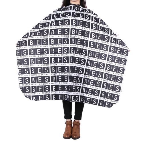 Hairdressing Gown Cape Hair Design Cut Salon Hairstylist Barber Nylon Cloth Wrap Protect