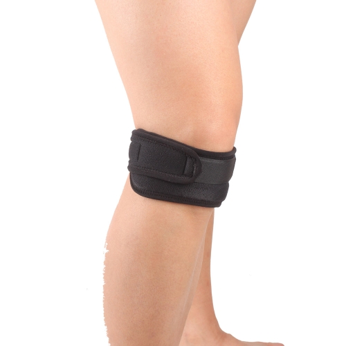 Lixada SX540 rodillera Guardia de rodilla cojín de la rótula ceñido rótula protectoras ajustable negro para deportes al aire libre esquí snowboarding voleibol béisbol