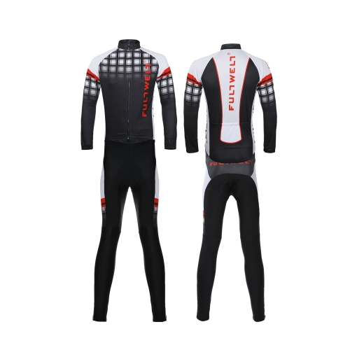 Ciclismo Abbigliamento Sportswear Set biciclette bici all'aperto maniche lunghe maglia + pantaloni uomo traspirante