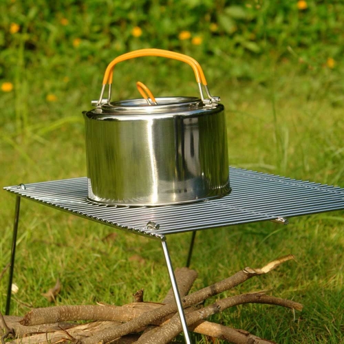 

Outdoors Cooking Travel Picnic Camping Portable BBQ Folding Iron Grill Light Weight