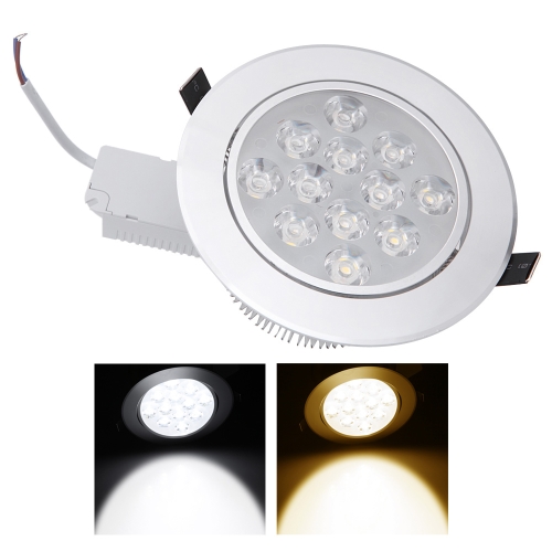 

12*1W LED Recessed Ceiling Down Light Lamp Spotlight Indoor for Home Living Room Decoration Lighting with Driver AC85-265V
