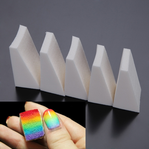 

5Pcs/Packet Gradient Nail Soft Sponges for Color Fade Manicure DIY Nail Art Tool Accessories Change Color