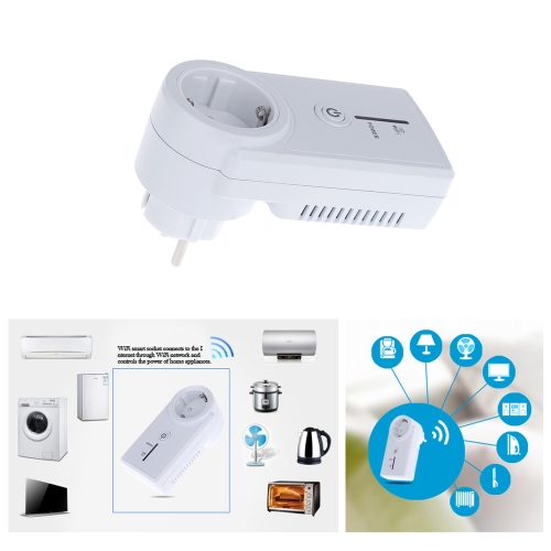 Wifi Power Socket Smart Phone Wireless APP Remote Control Timer Switch Wall Plug Home Appliance Automation AC100-240V