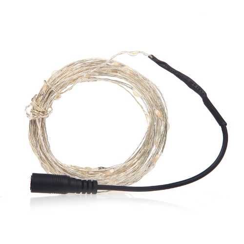 10m 100-LED String Light Lamp Decoration Lighting for Christmas Party Wedding 12V White