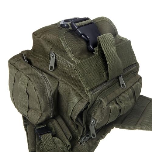 

Molle Tactical Shoulder Strap Bag Pouch Travel Backpack Camera Military Bag Army Green