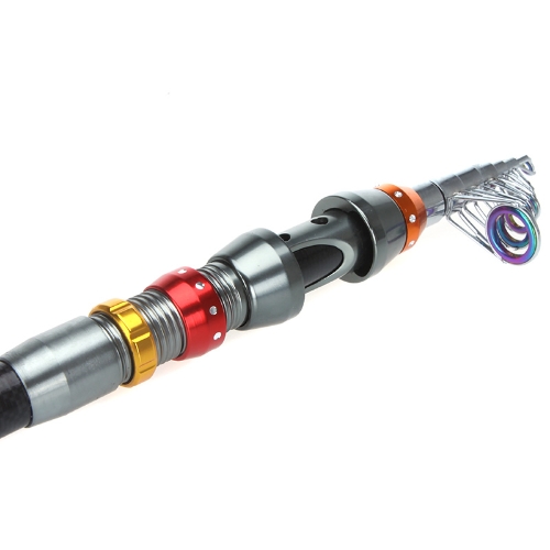 2.4M 7.87FT Portable Telescope Fishing Rod Travel Spinning Fishing Pole