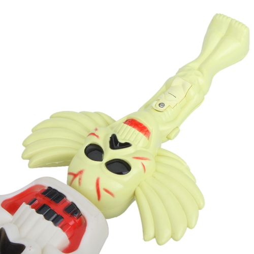 

Halloween Decoration Two-Skull Flashlight with Ghosty Laughter