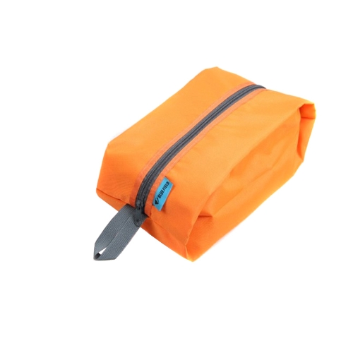 Viaggio portatile impermeabile Tote articoli da toeletta lavanderia scarpa sacchetto Storage Bag Orange