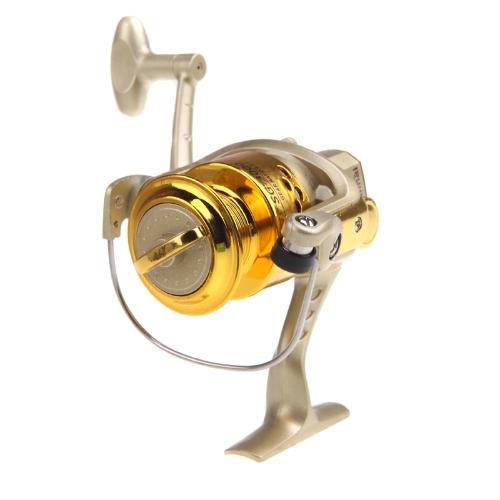 6BB Cuscinetti a sfera a sinistra / destra intercambiabile maniglia pieghevole pesca Spinning Reel SG3000 5.1: 1 Golden