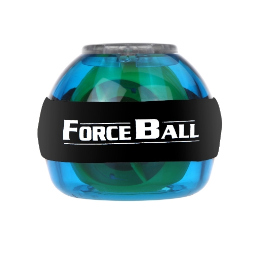 Giroscopio pulsera LED potencia fuerza bola Grip bola brazo músculo ejercicio fortalecedor velocidad metro azul