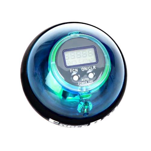 

Gyroscope LED Wrist Power Force Ball Grip Ball Arm Muscle Exercise Strengthener Speed Meter Blue